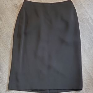Linda Allard Ellen Tracy Black Pencil Skirt, Size 2